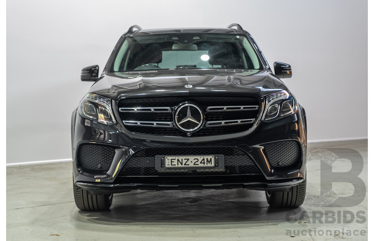 12/2017 Mercedes-Benz GLS350d 4MATIC (AWD) X166 4d Wagon Black Turbo Diesel 3.0L