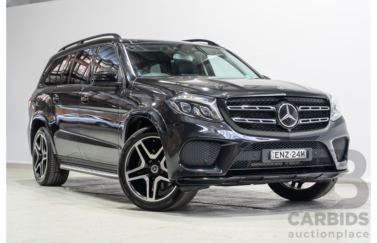12/2017 Mercedes-Benz GLS350d 4MATIC (AWD) X166 4d Wagon Black Turbo Diesel 3.0L