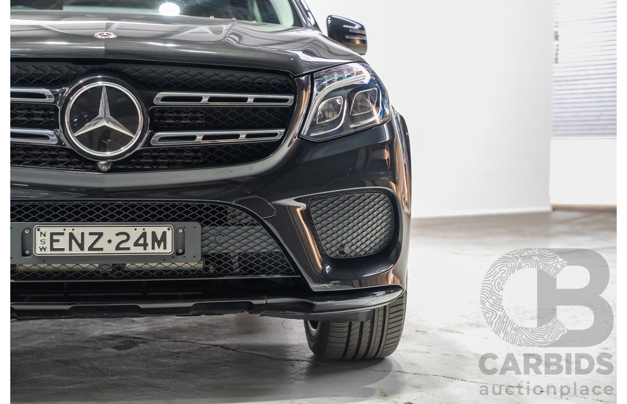 12/2017 Mercedes-Benz GLS350d 4MATIC (AWD) X166 4d Wagon Black Turbo Diesel 3.0L