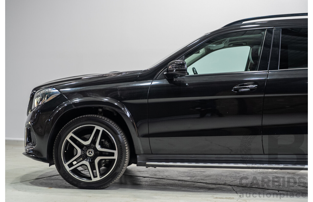12/2017 Mercedes-Benz GLS350d 4MATIC (AWD) X166 4d Wagon Black Turbo Diesel 3.0L