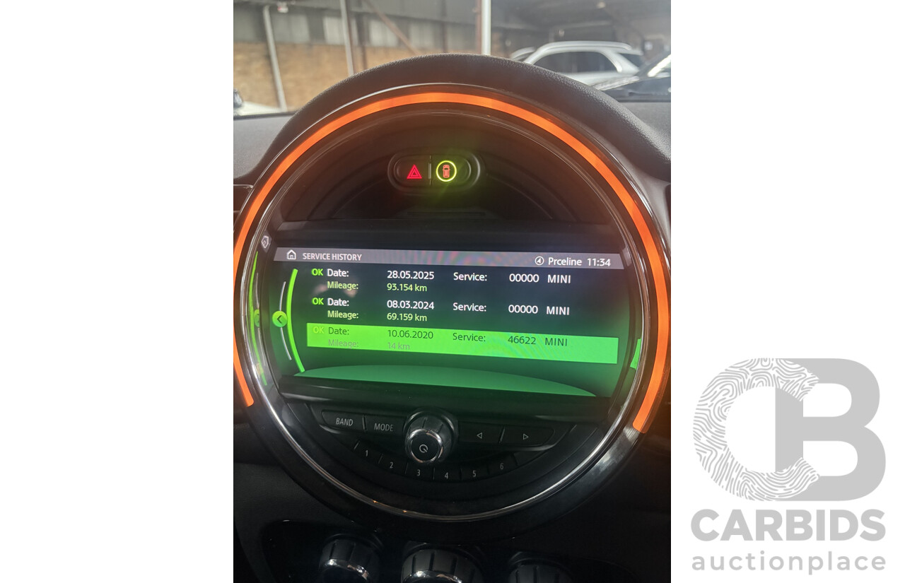06/2020 Mini Clubman Cooper S F54 LCI 4d Wagon Indian Red Metallic Turbo 2.0L