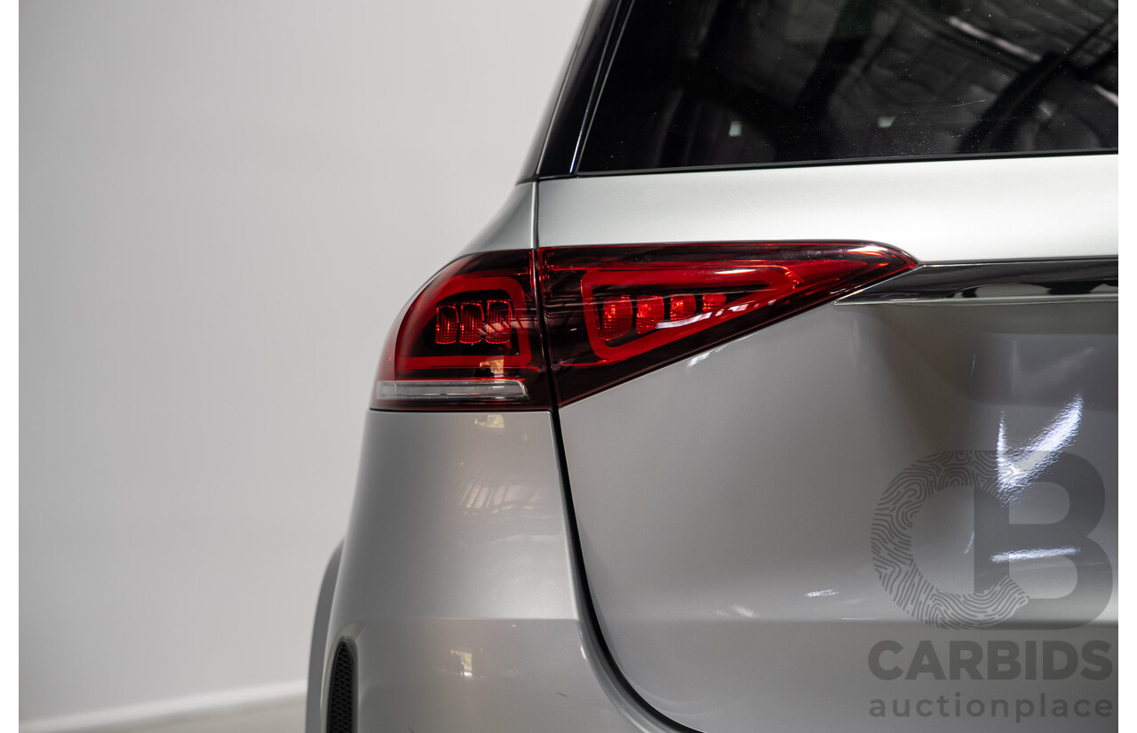 08/2020 Mercedes-Benz GLE450 4MATIC (HYBRID) AWD V167 MY19 4d 7 Seat Wagon Iridium Silver Turbo 3.0L