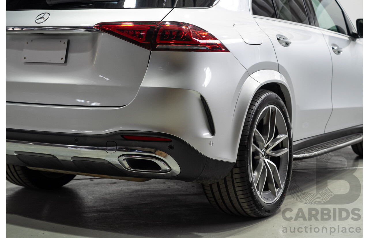 08/2020 Mercedes-Benz GLE450 4MATIC (HYBRID) AWD V167 MY19 4d 7 Seat Wagon Iridium Silver Turbo 3.0L