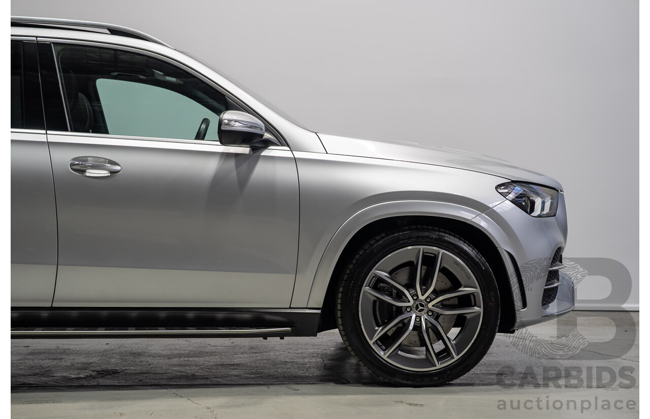 08/2020 Mercedes-Benz GLE450 4MATIC (HYBRID) AWD V167 MY19 4d 7 Seat Wagon Iridium Silver Turbo 3.0L
