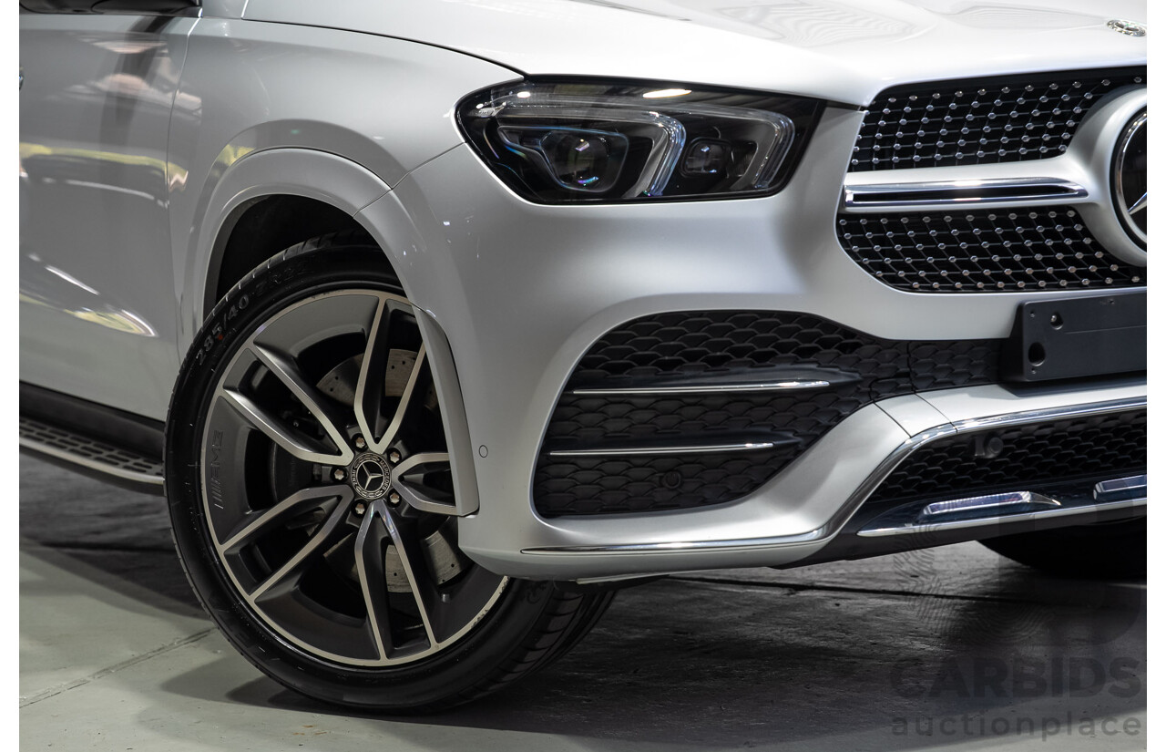 08/2020 Mercedes-Benz GLE450 4MATIC (HYBRID) AWD V167 MY19 4d 7 Seat Wagon Iridium Silver Turbo 3.0L