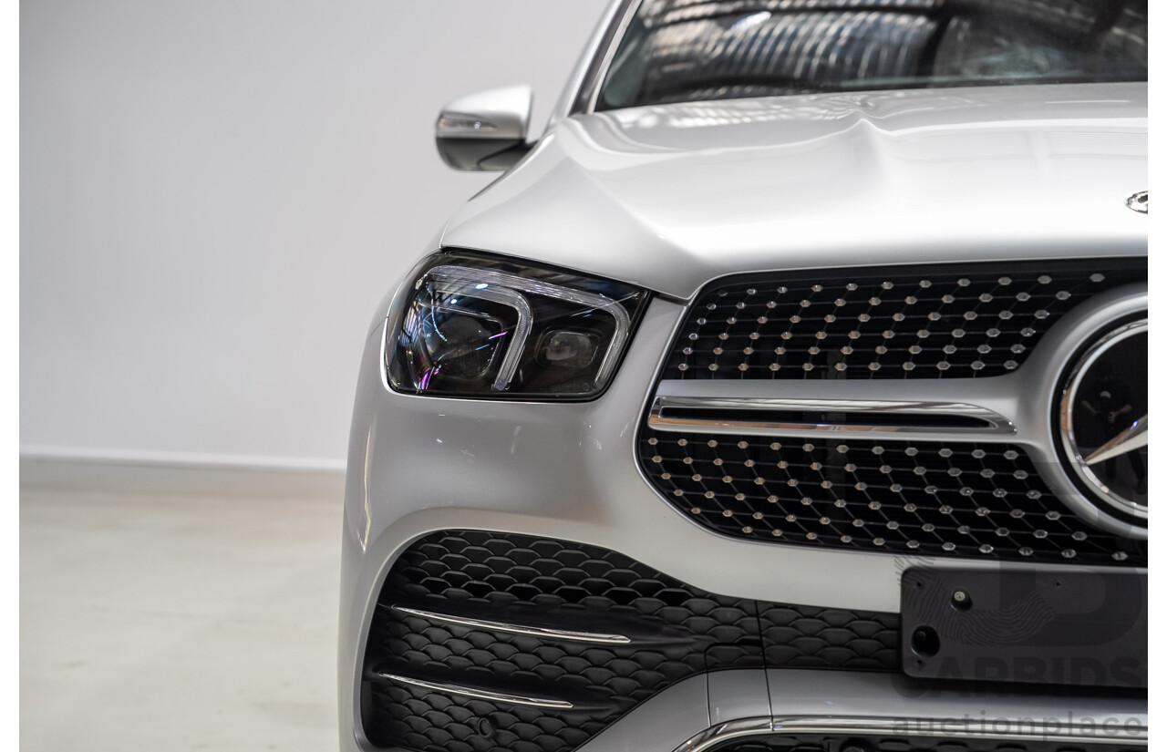 08/2020 Mercedes-Benz GLE450 4MATIC (HYBRID) AWD V167 MY19 4d 7 Seat Wagon Iridium Silver Turbo 3.0L