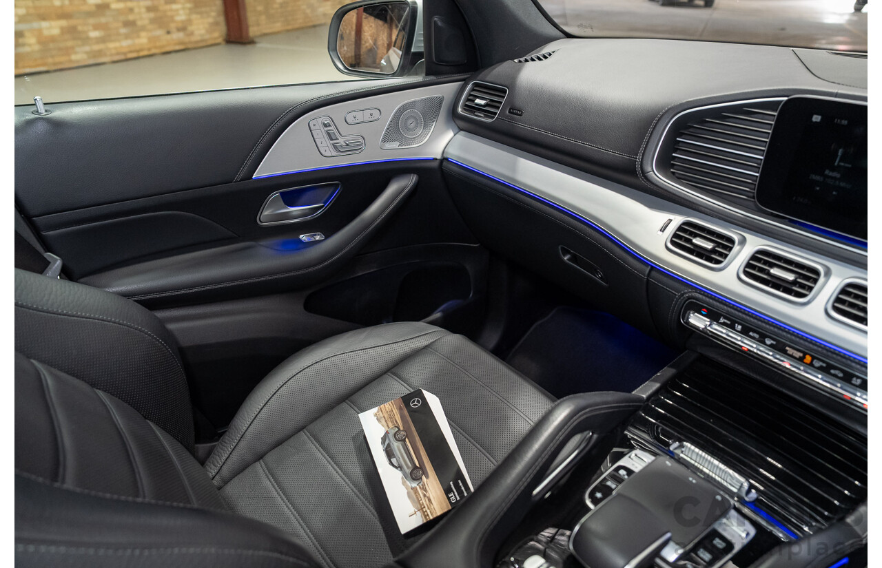 08/2020 Mercedes-Benz GLE450 4MATIC (HYBRID) AWD V167 MY19 4d 7 Seat Wagon Iridium Silver Turbo 3.0L