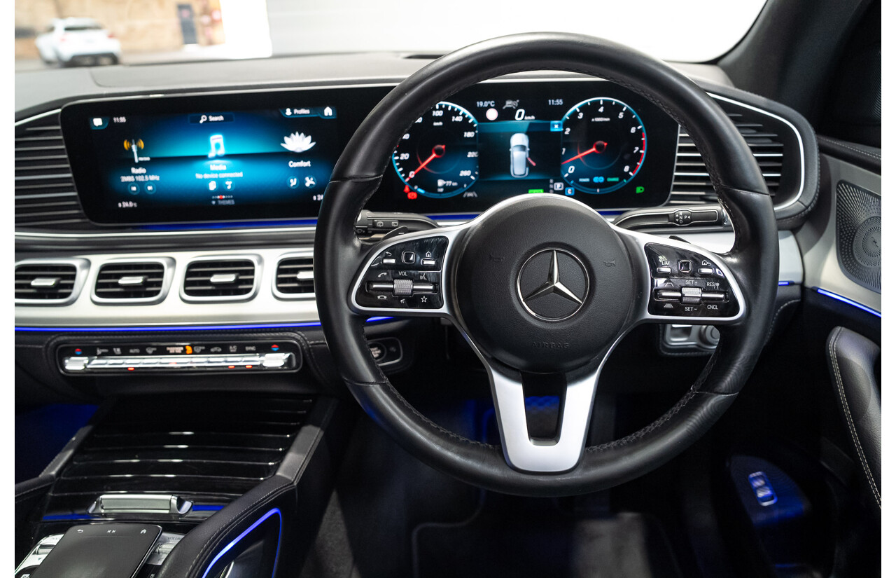 08/2020 Mercedes-Benz GLE450 4MATIC (HYBRID) AWD V167 MY19 4d 7 Seat Wagon Iridium Silver Turbo 3.0L