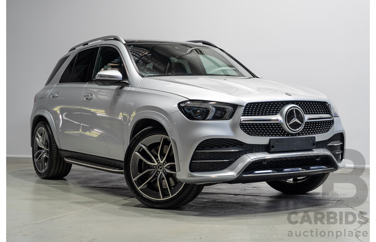 08/2020 Mercedes-Benz GLE450 4MATIC (HYBRID) AWD V167 MY19 4d 7 Seat Wagon Iridium Silver Turbo 3.0L
