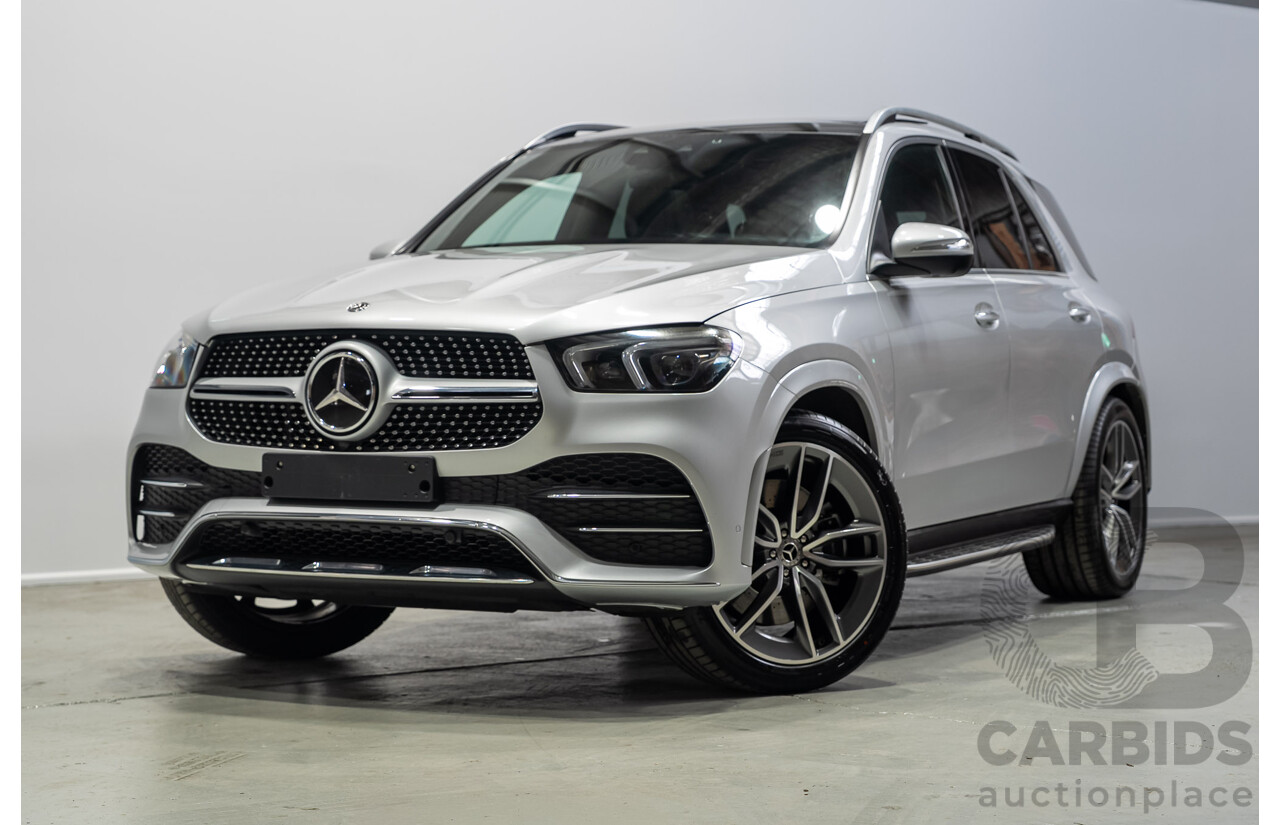08/2020 Mercedes-Benz GLE450 4MATIC (HYBRID) AWD V167 MY19 4d 7 Seat Wagon Iridium Silver Turbo 3.0L