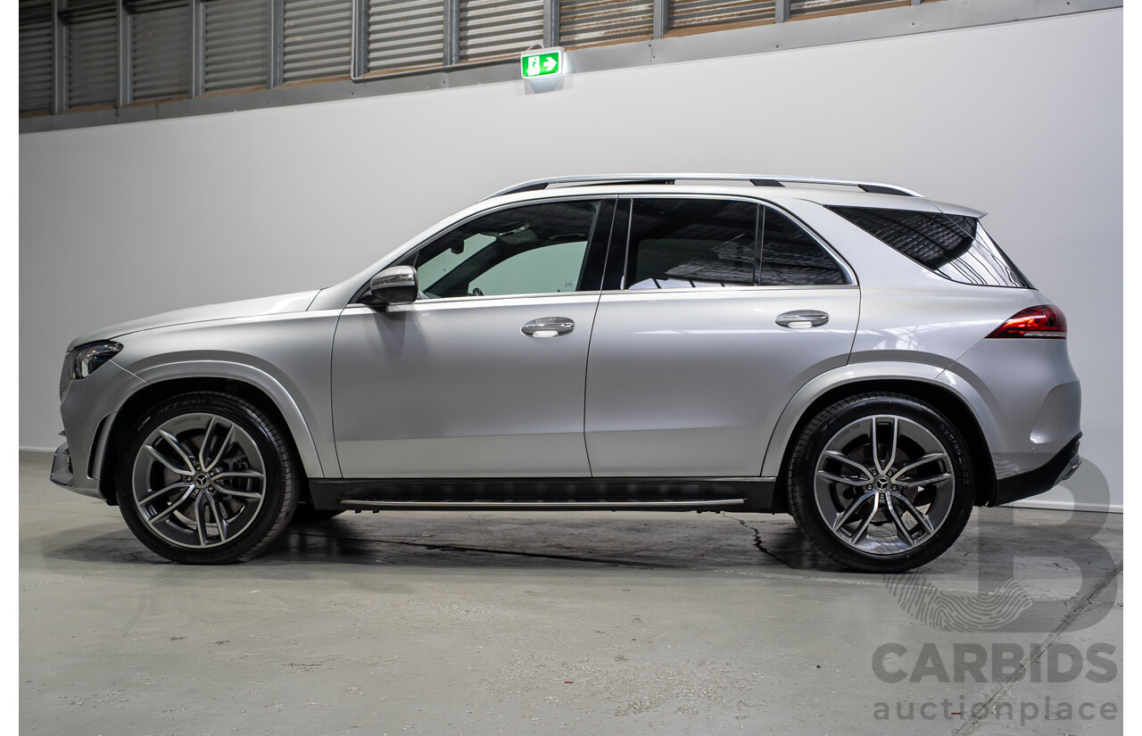 08/2020 Mercedes-Benz GLE450 4MATIC (HYBRID) AWD V167 MY19 4d 7 Seat Wagon Iridium Silver Turbo 3.0L