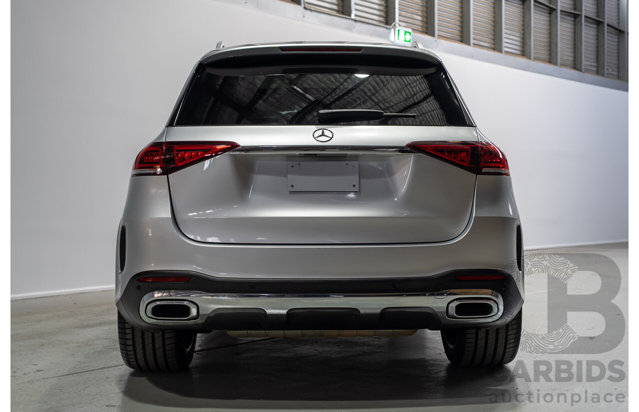 08/2020 Mercedes-Benz GLE450 4MATIC (HYBRID) AWD V167 MY19 4d 7 Seat Wagon Iridium Silver Turbo 3.0L