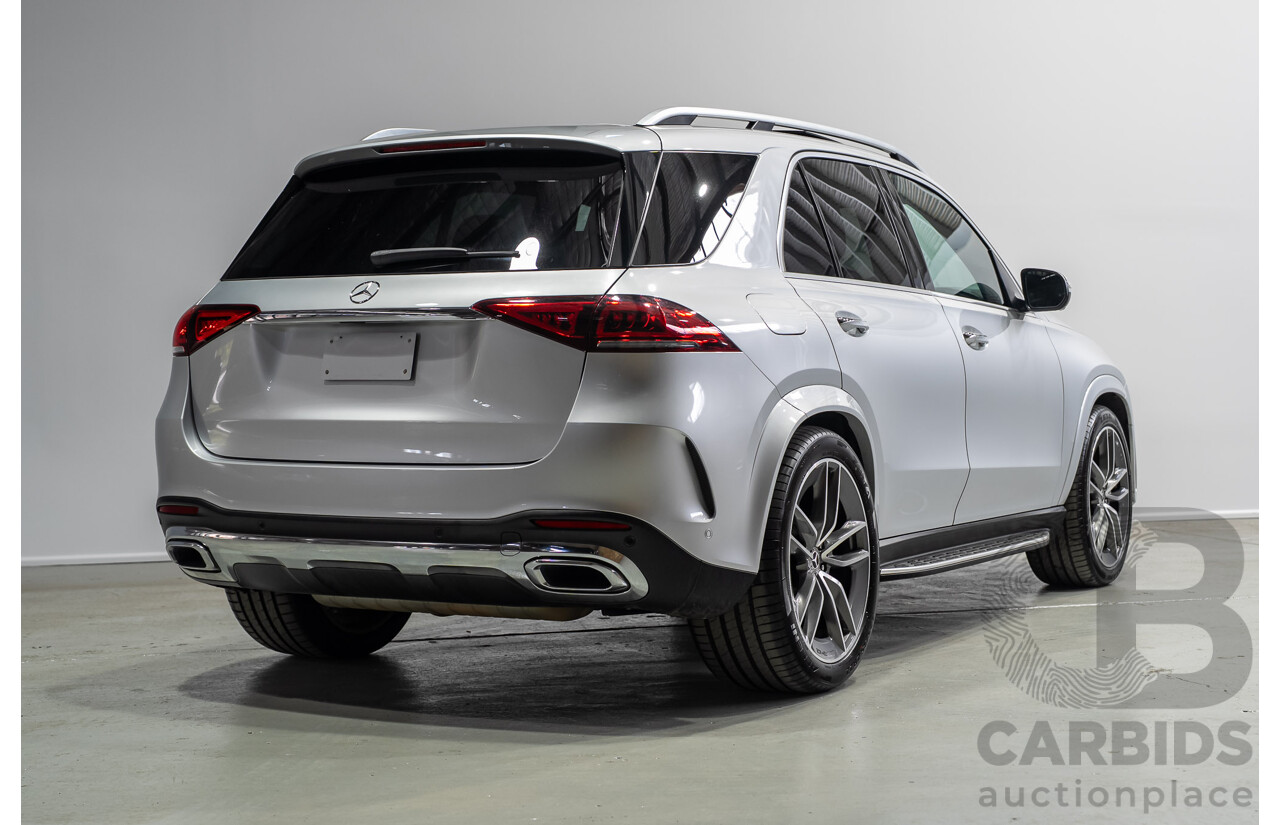 08/2020 Mercedes-Benz GLE450 4MATIC (HYBRID) AWD V167 MY19 4d 7 Seat Wagon Iridium Silver Turbo 3.0L