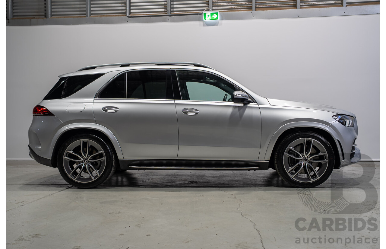 08/2020 Mercedes-Benz GLE450 4MATIC (HYBRID) AWD V167 MY19 4d 7 Seat Wagon Iridium Silver Turbo 3.0L