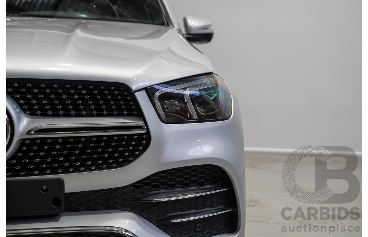 08/2020 Mercedes-Benz GLE450 4MATIC (HYBRID) AWD V167 MY19 4d 7 Seat Wagon Iridium Silver Turbo 3.0L