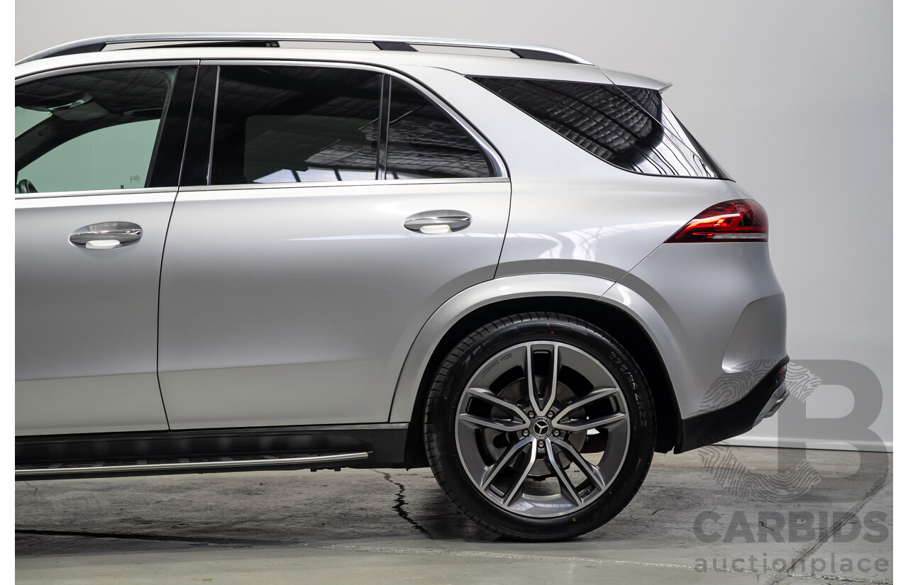 08/2020 Mercedes-Benz GLE450 4MATIC (HYBRID) AWD V167 MY19 4d 7 Seat Wagon Iridium Silver Turbo 3.0L