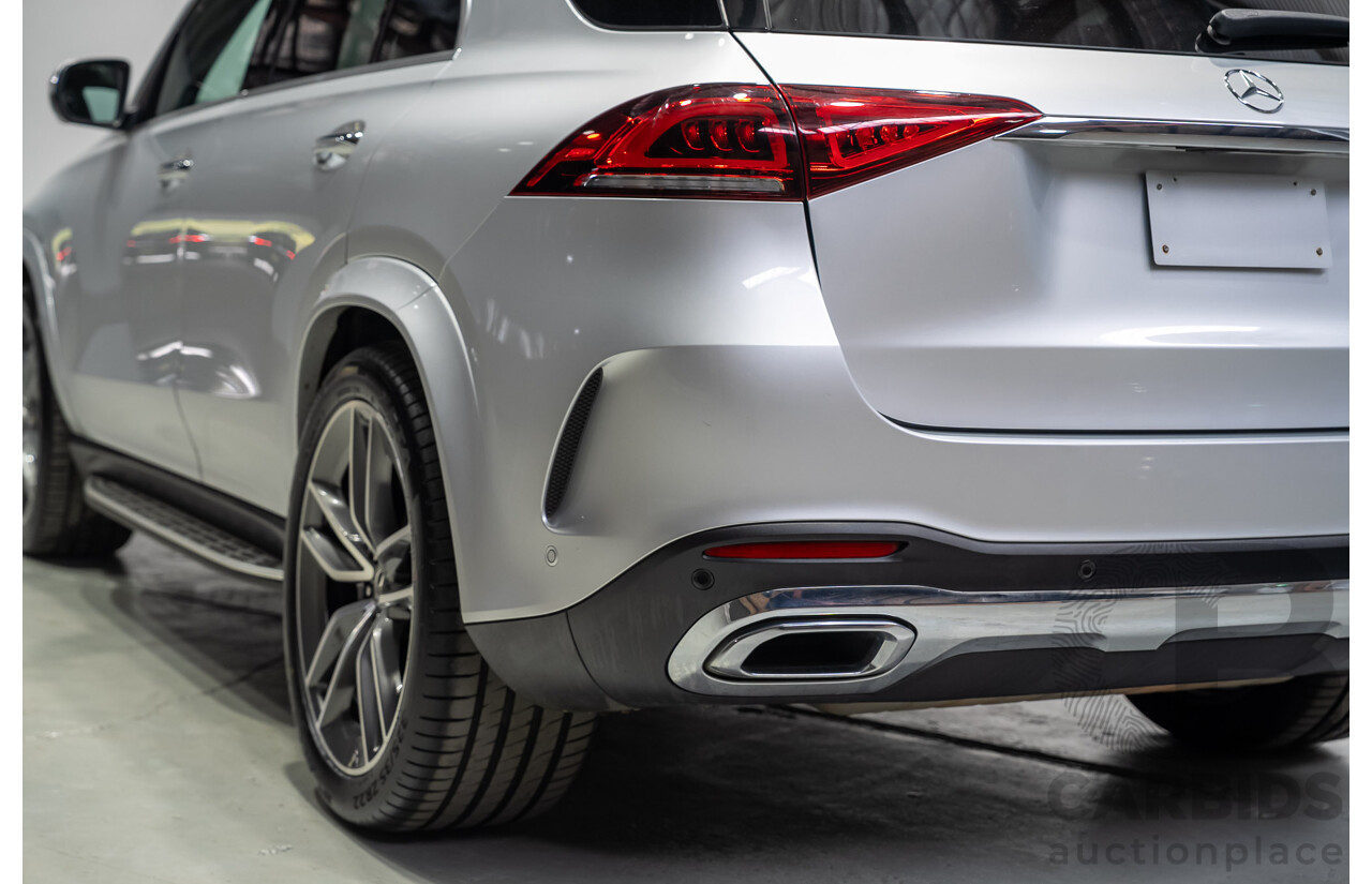 08/2020 Mercedes-Benz GLE450 4MATIC (HYBRID) AWD V167 MY19 4d 7 Seat Wagon Iridium Silver Turbo 3.0L