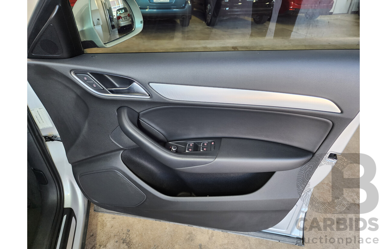 06/2013 Audi Q3 2.0 TDI Quattro (130kw) 8U 4d Wagon Silver 2.0L