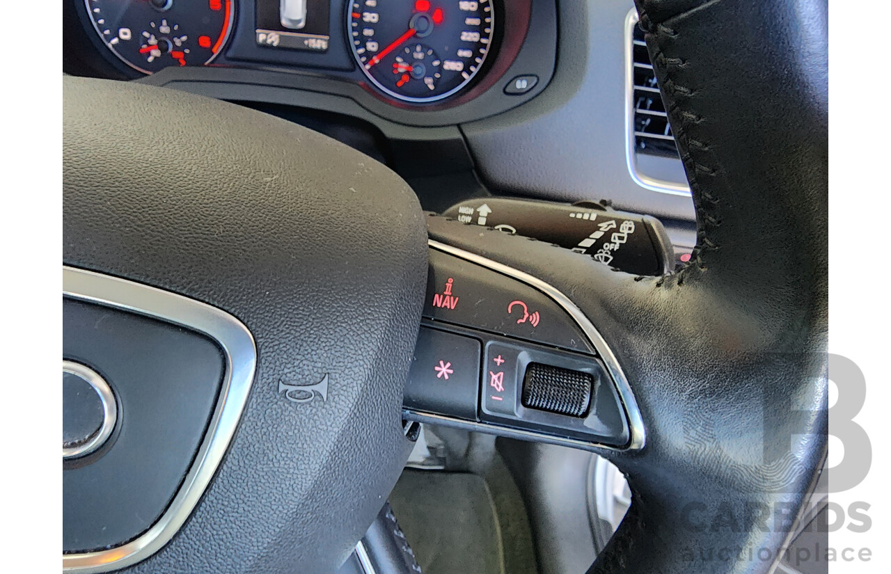 06/2013 Audi Q3 2.0 TDI Quattro (130kw) 8U 4d Wagon Silver 2.0L