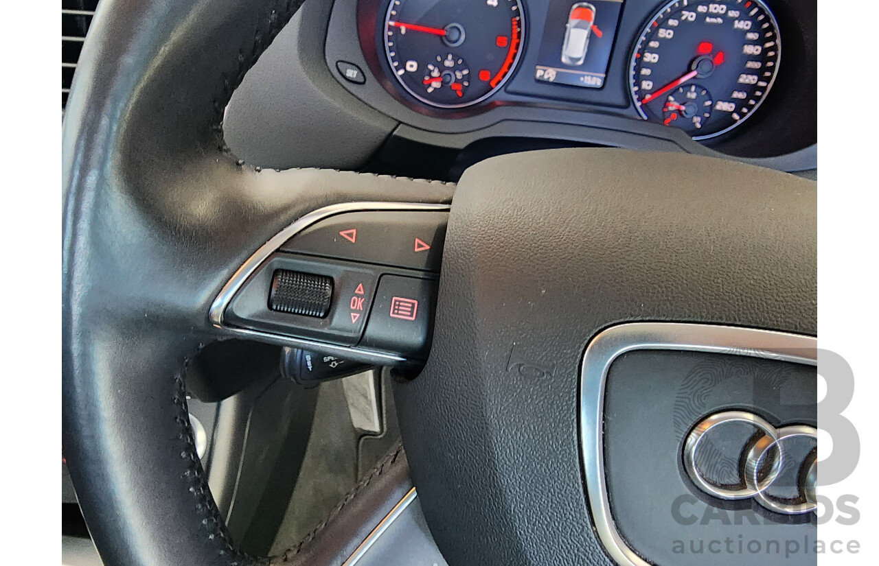 06/2013 Audi Q3 2.0 TDI Quattro (130kw) 8U 4d Wagon Silver 2.0L