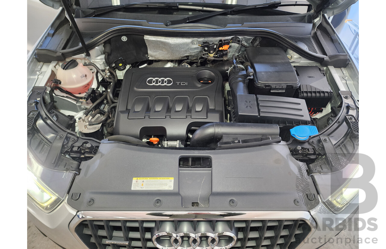06/2013 Audi Q3 2.0 TDI Quattro (130kw) 8U 4d Wagon Silver 2.0L