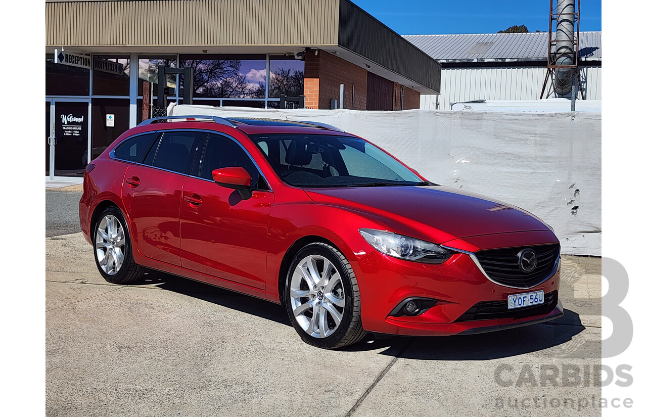 01/2013 Mazda Mazda6 Atenza 6C 4d Wagon Red 2.2L