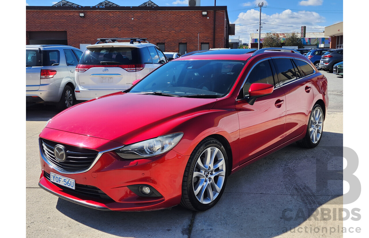 01/2013 Mazda Mazda6 Atenza 6C 4d Wagon Red 2.2L