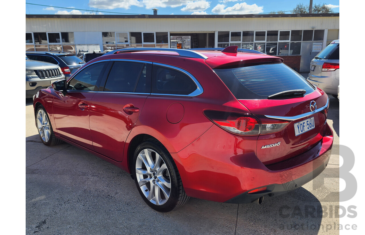 01/2013 Mazda Mazda6 Atenza 6C 4d Wagon Red 2.2L
