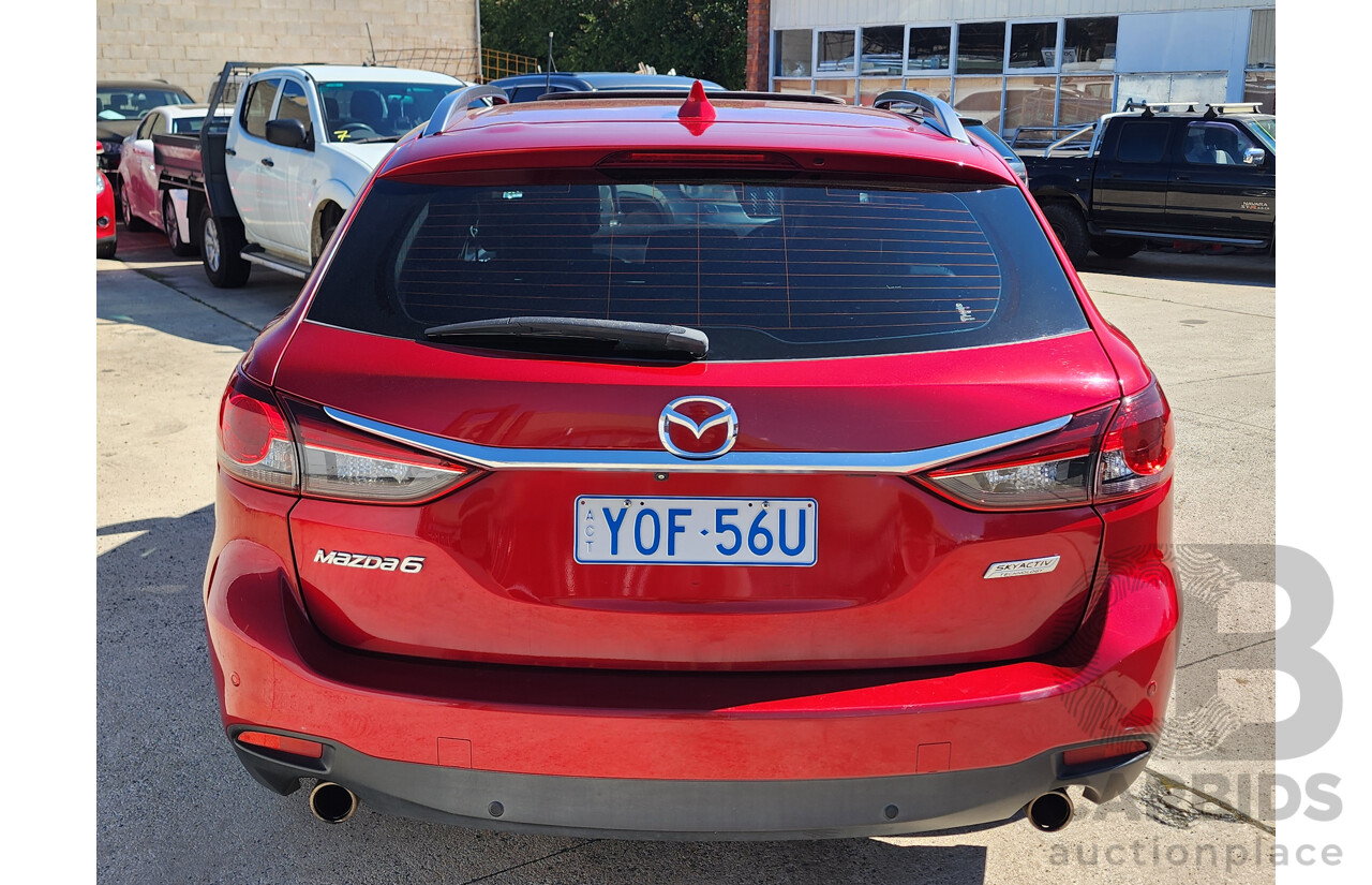 01/2013 Mazda Mazda6 Atenza 6C 4d Wagon Red 2.2L