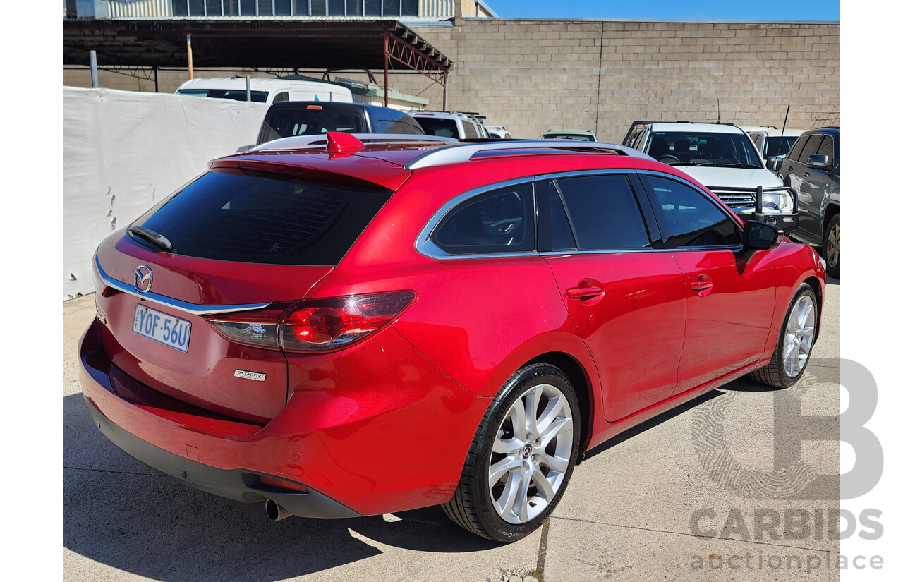 01/2013 Mazda Mazda6 Atenza 6C 4d Wagon Red 2.2L