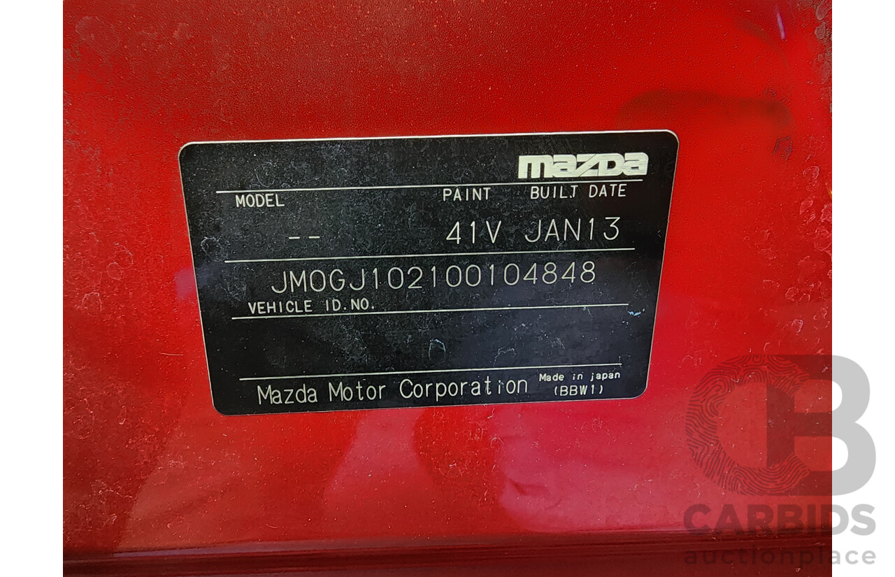 01/2013 Mazda Mazda6 Atenza 6C 4d Wagon Red 2.2L