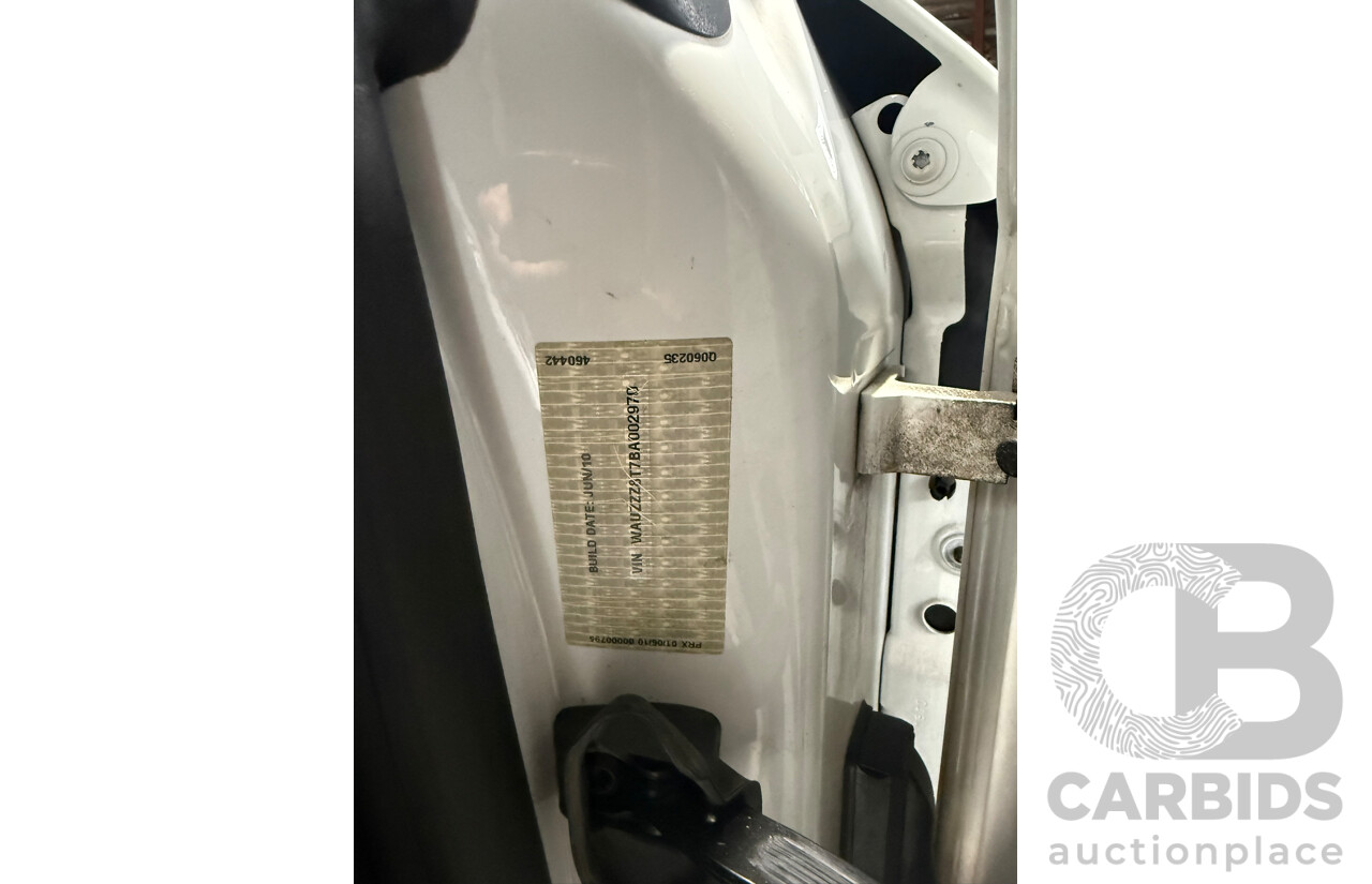 09/2010 Audi S5 Sportback 3.0 TFSI Quattro (AWD) 8T 5d Hatchback White Supercharged 3.0L