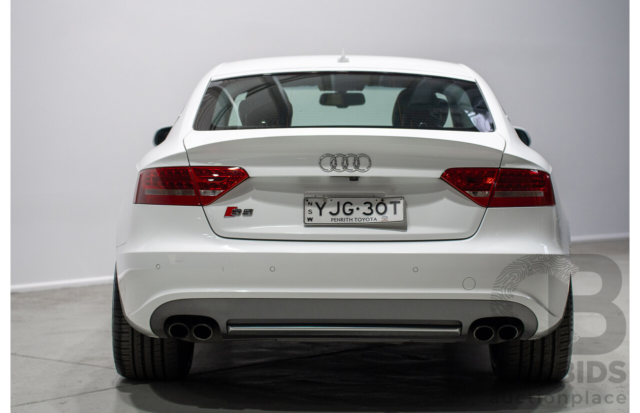 09/2010 Audi S5 Sportback 3.0 TFSI Quattro (AWD) 8T 5d Hatchback White Supercharged 3.0L