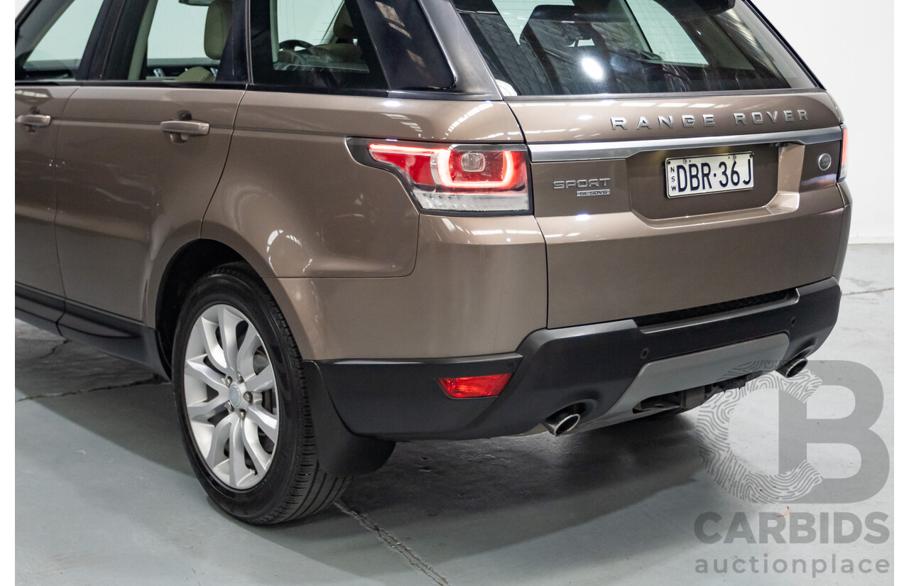11/2015 Land Rover Range Rover Sport SDV6 SE (AWD) LW MY16 4d Wagon Kaikoura Stone Metallic Twin Turbo Diesel V6 3.0L
