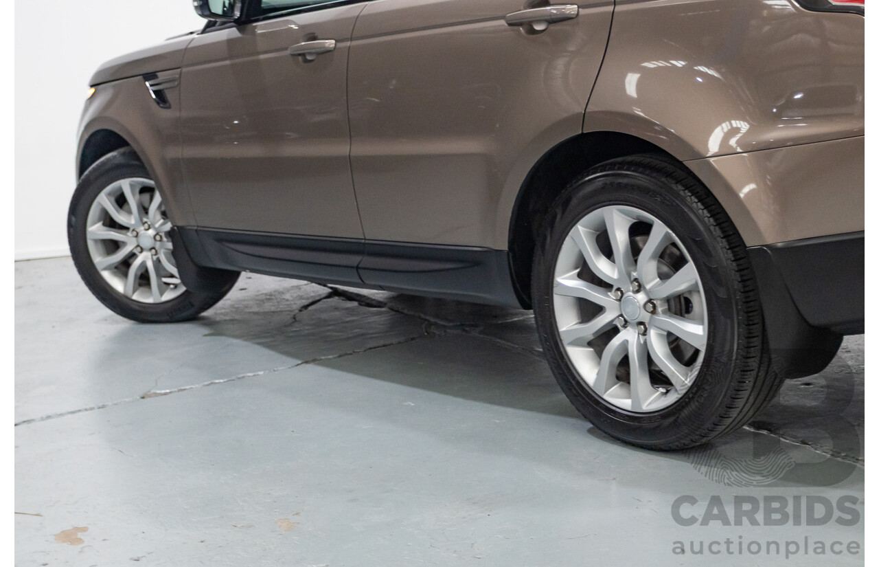 11/2015 Land Rover Range Rover Sport SDV6 SE (AWD) LW MY16 4d Wagon Kaikoura Stone Metallic Twin Turbo Diesel V6 3.0L