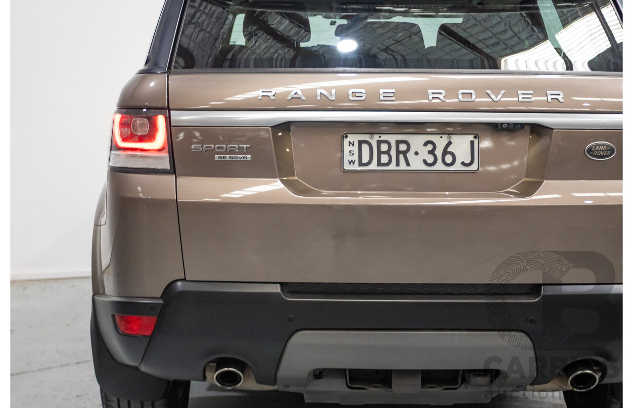 11/2015 Land Rover Range Rover Sport SDV6 SE (AWD) LW MY16 4d Wagon Kaikoura Stone Metallic Twin Turbo Diesel V6 3.0L