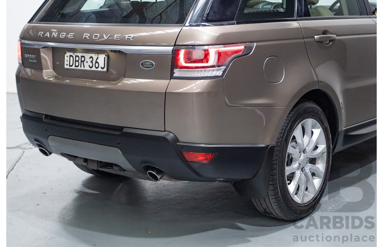 11/2015 Land Rover Range Rover Sport SDV6 SE (AWD) LW MY16 4d Wagon Kaikoura Stone Metallic Twin Turbo Diesel V6 3.0L