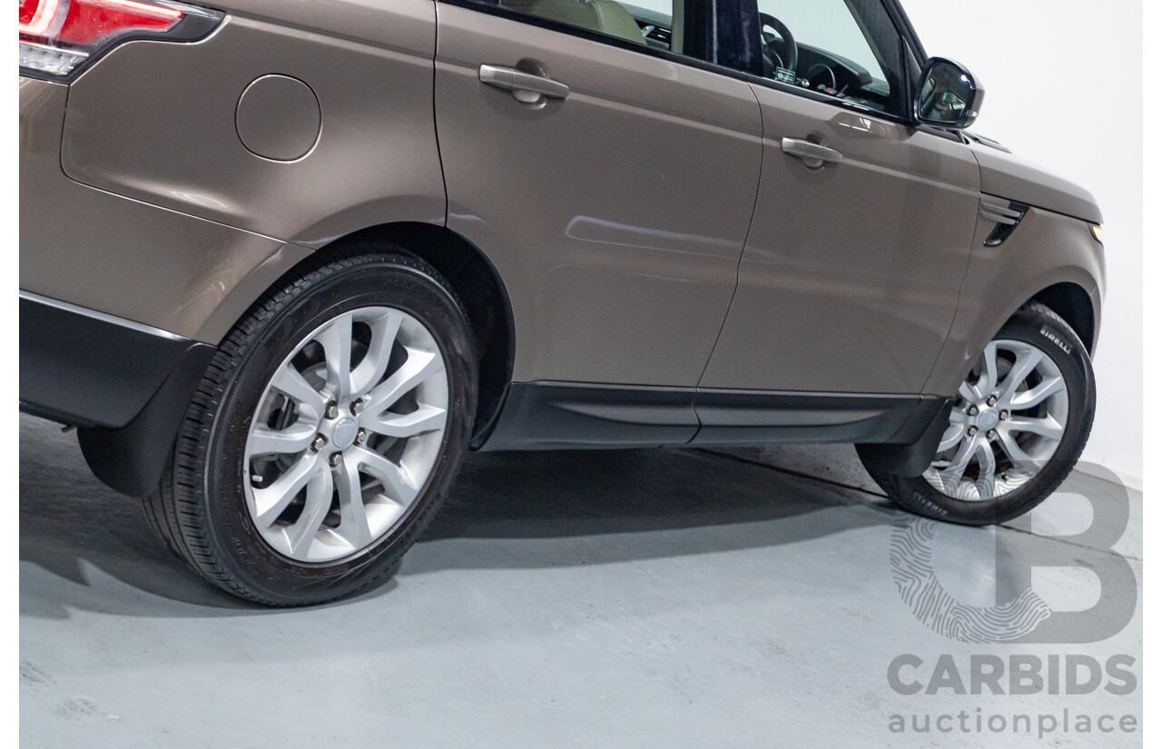 11/2015 Land Rover Range Rover Sport SDV6 SE (AWD) LW MY16 4d Wagon Kaikoura Stone Metallic Twin Turbo Diesel V6 3.0L