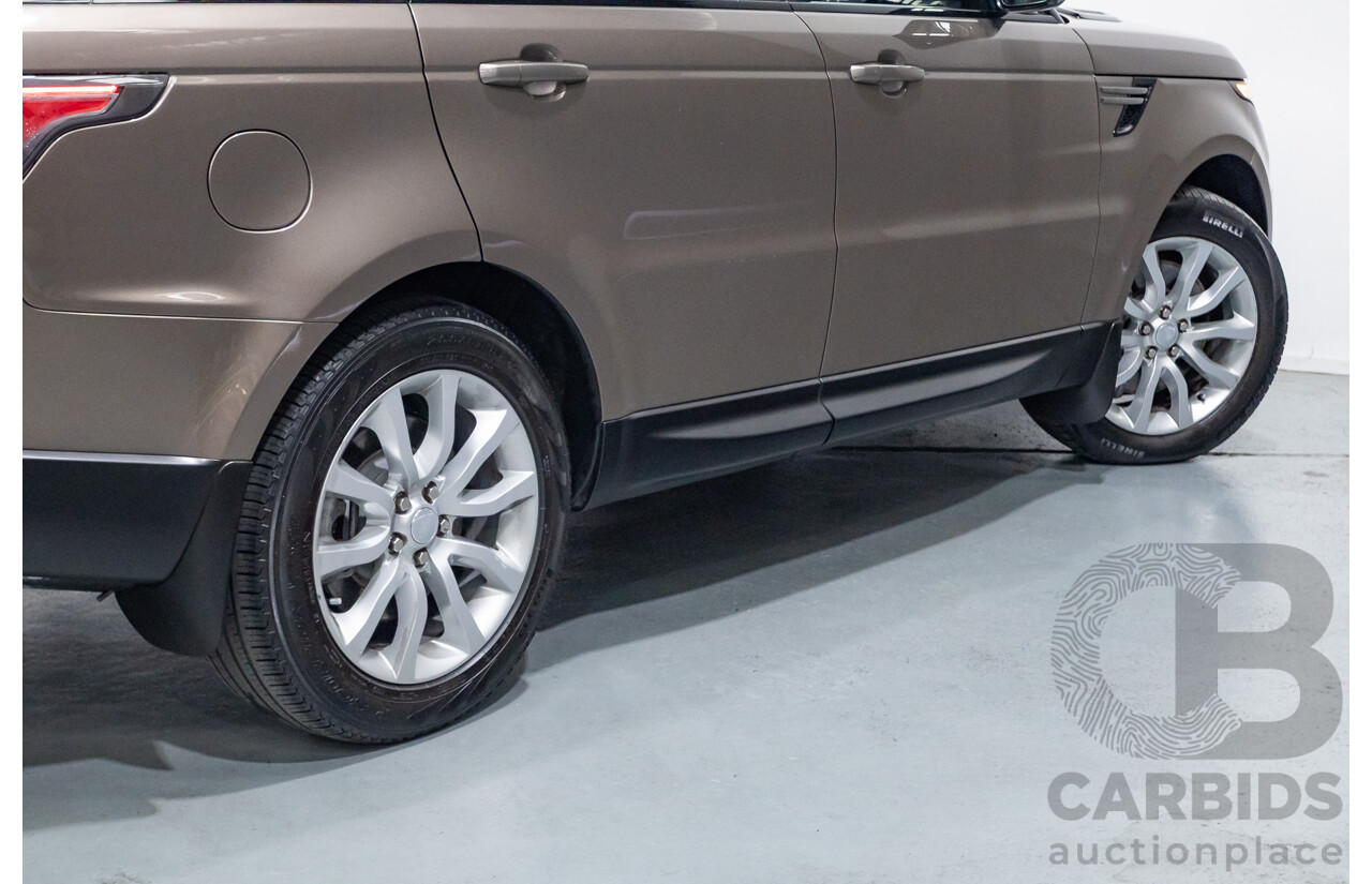11/2015 Land Rover Range Rover Sport SDV6 SE (AWD) LW MY16 4d Wagon Kaikoura Stone Metallic Twin Turbo Diesel V6 3.0L