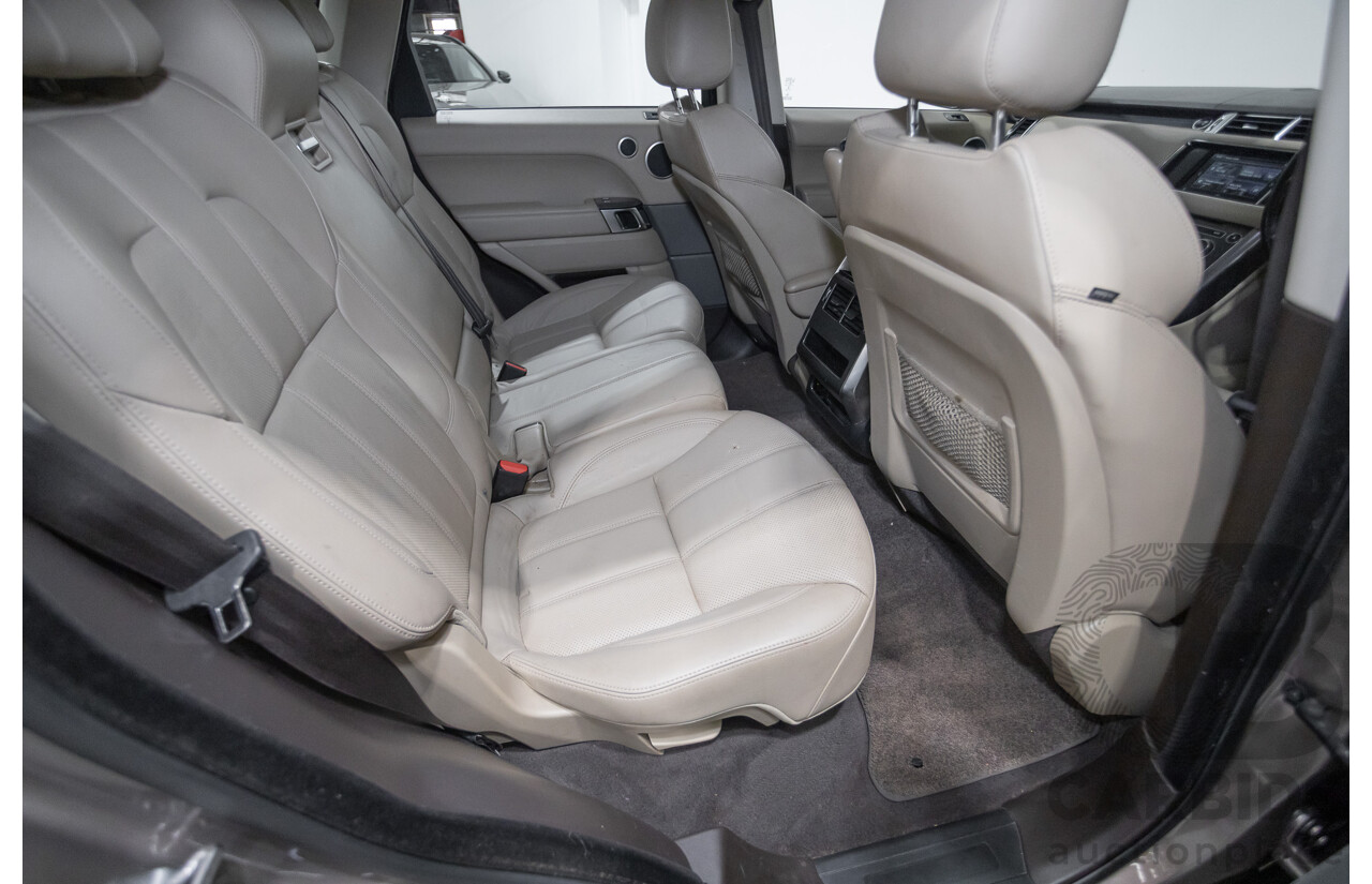 11/2015 Land Rover Range Rover Sport SDV6 SE (AWD) LW MY16 4d Wagon Kaikoura Stone Metallic Twin Turbo Diesel V6 3.0L
