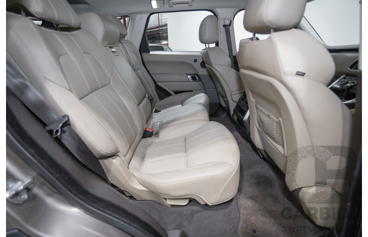 11/2015 Land Rover Range Rover Sport SDV6 SE (AWD) LW MY16 4d Wagon Kaikoura Stone Metallic Twin Turbo Diesel V6 3.0L