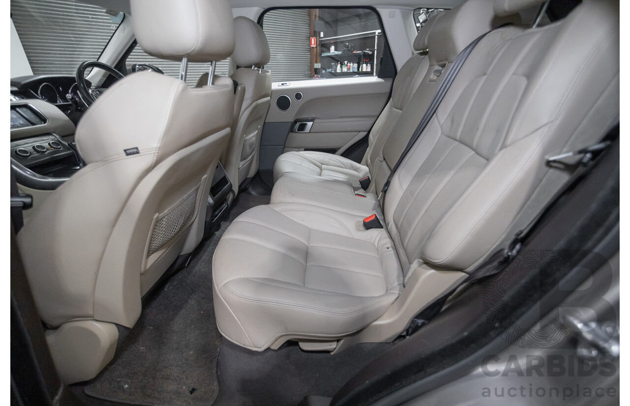 11/2015 Land Rover Range Rover Sport SDV6 SE (AWD) LW MY16 4d Wagon Kaikoura Stone Metallic Twin Turbo Diesel V6 3.0L