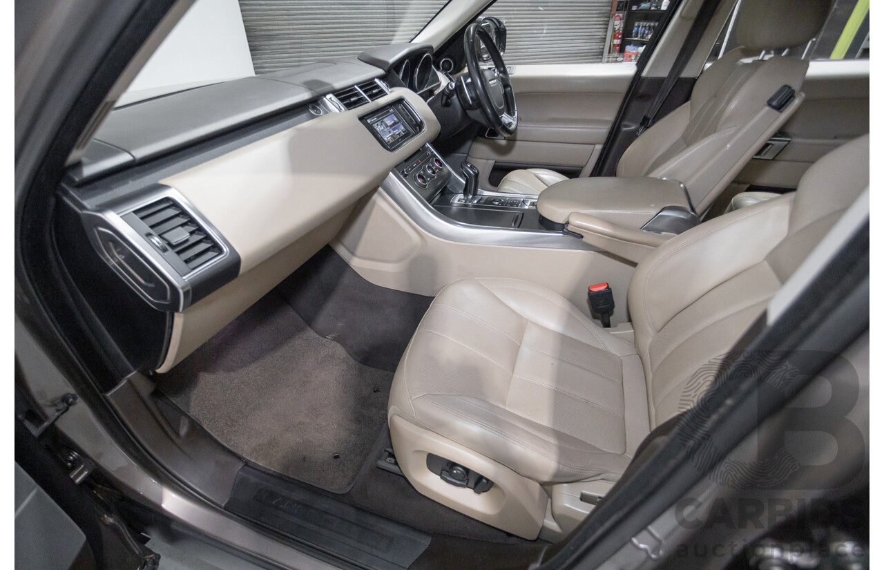 11/2015 Land Rover Range Rover Sport SDV6 SE (AWD) LW MY16 4d Wagon Kaikoura Stone Metallic Twin Turbo Diesel V6 3.0L