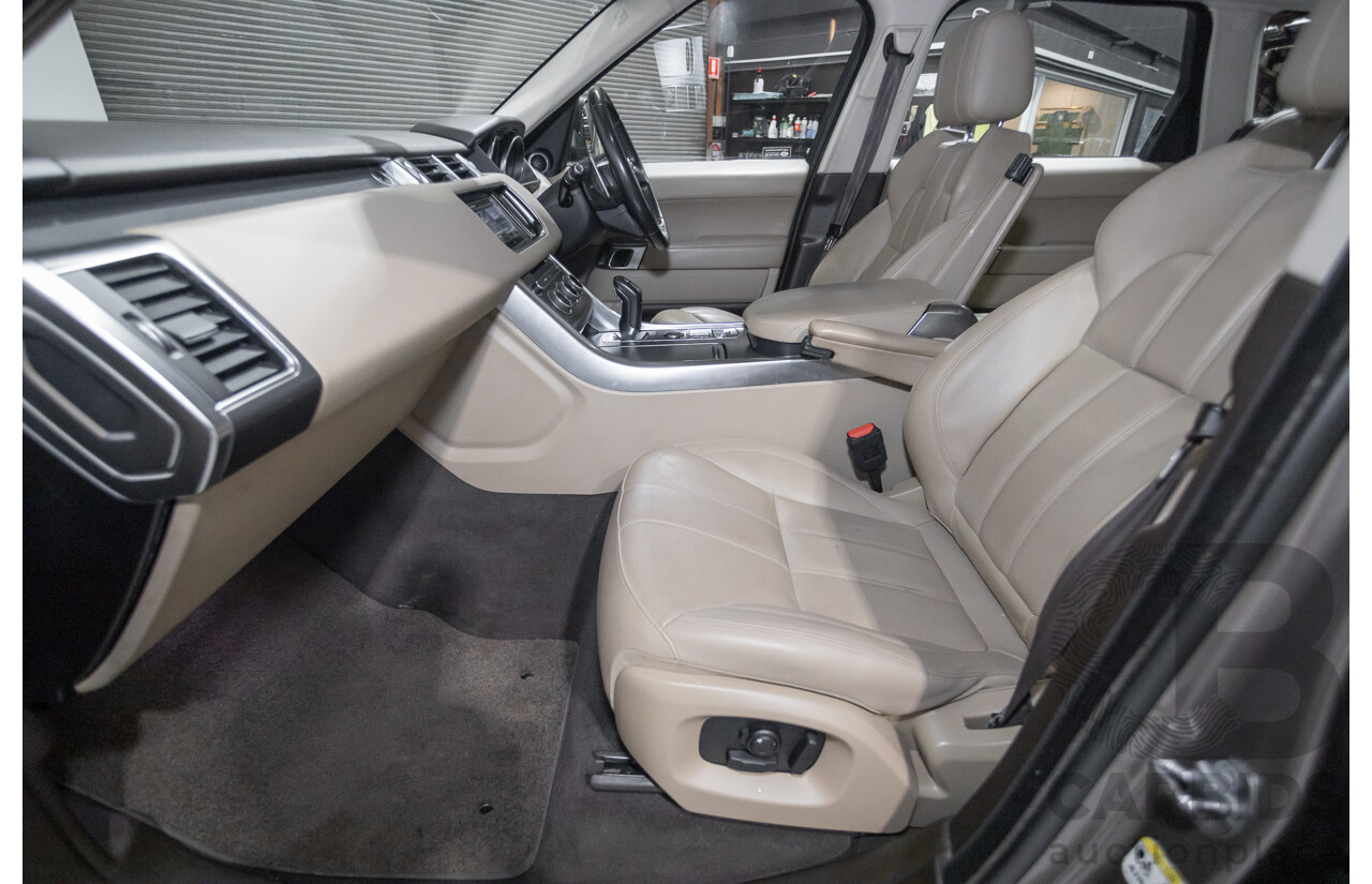 11/2015 Land Rover Range Rover Sport SDV6 SE (AWD) LW MY16 4d Wagon Kaikoura Stone Metallic Twin Turbo Diesel V6 3.0L