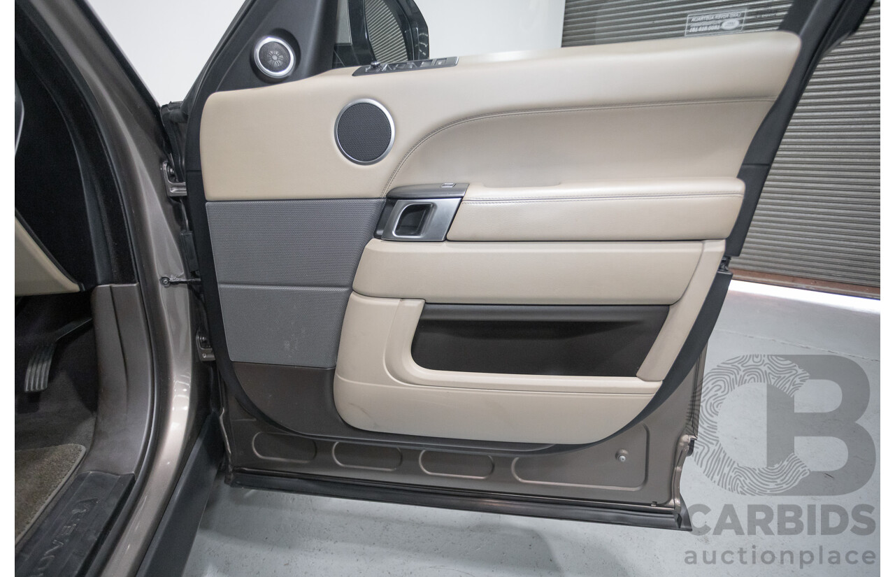 11/2015 Land Rover Range Rover Sport SDV6 SE (AWD) LW MY16 4d Wagon Kaikoura Stone Metallic Twin Turbo Diesel V6 3.0L