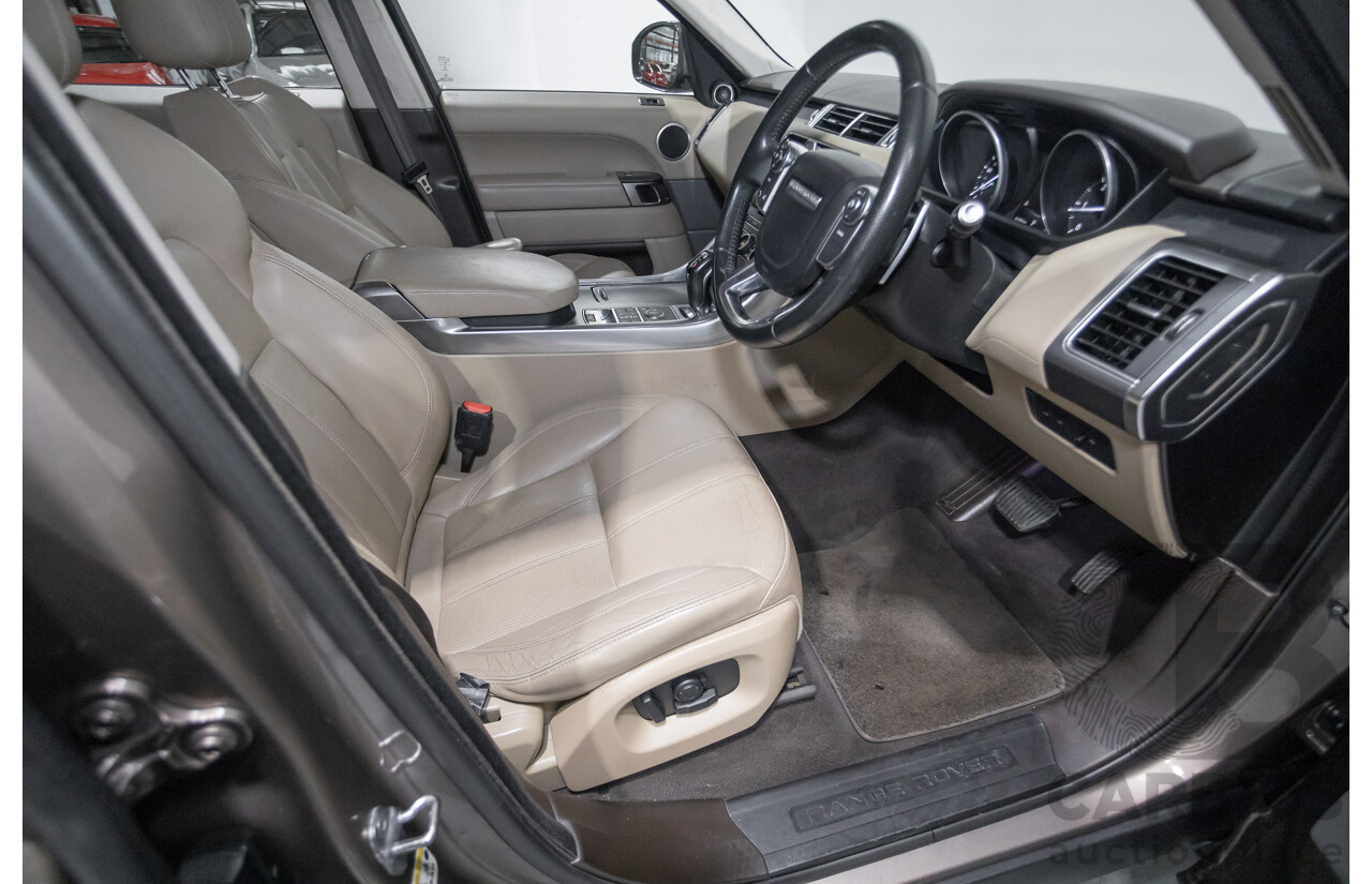 11/2015 Land Rover Range Rover Sport SDV6 SE (AWD) LW MY16 4d Wagon Kaikoura Stone Metallic Twin Turbo Diesel V6 3.0L