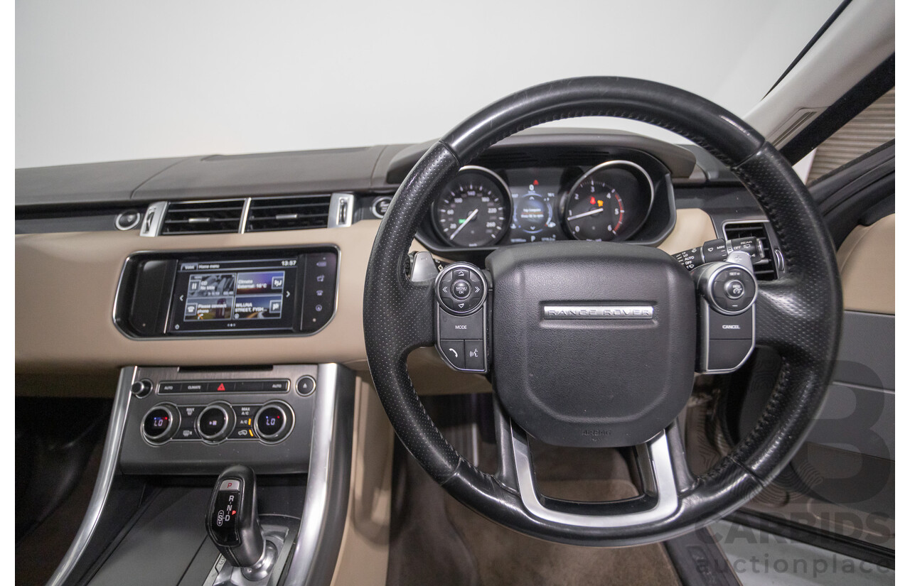 11/2015 Land Rover Range Rover Sport SDV6 SE (AWD) LW MY16 4d Wagon Kaikoura Stone Metallic Twin Turbo Diesel V6 3.0L