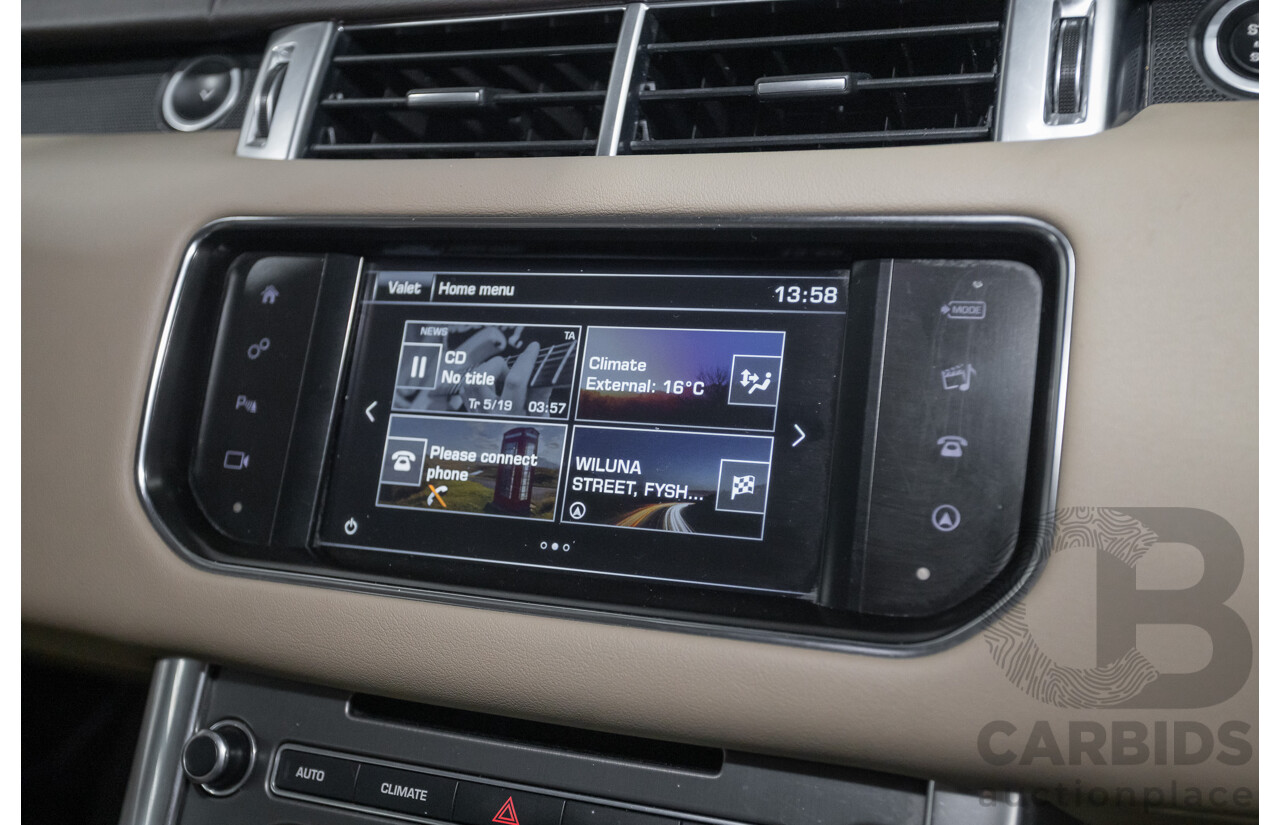 11/2015 Land Rover Range Rover Sport SDV6 SE (AWD) LW MY16 4d Wagon Kaikoura Stone Metallic Twin Turbo Diesel V6 3.0L