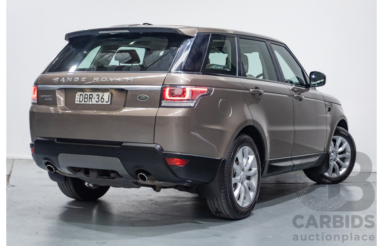 11/2015 Land Rover Range Rover Sport SDV6 SE (AWD) LW MY16 4d Wagon Kaikoura Stone Metallic Twin Turbo Diesel V6 3.0L