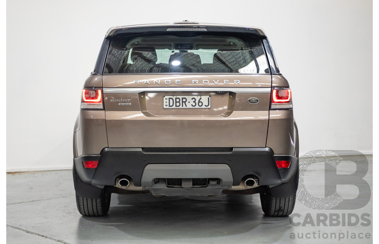 11/2015 Land Rover Range Rover Sport SDV6 SE (AWD) LW MY16 4d Wagon Kaikoura Stone Metallic Twin Turbo Diesel V6 3.0L